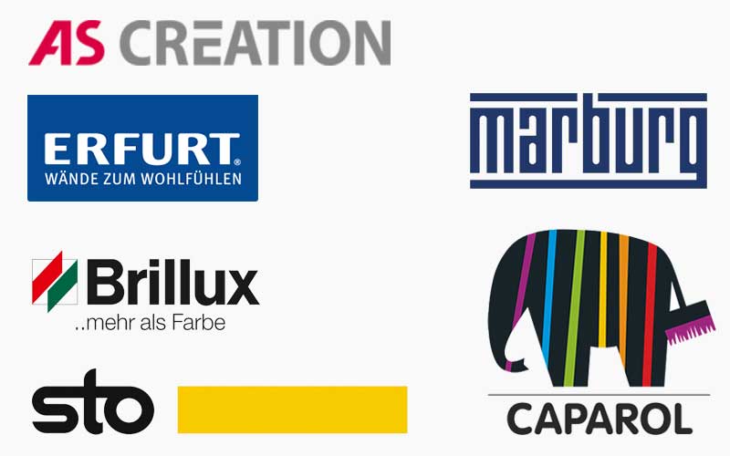 Logos unserer offiziellen Partner und Lieferanten