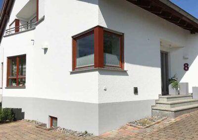 Frisch gestrichene und renovierte Fassade in Herrenberg