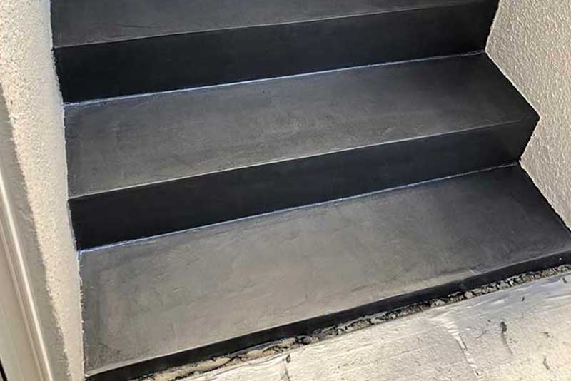 Fugenlose Oberflächen Gestaltung hier fugenlose Treppe