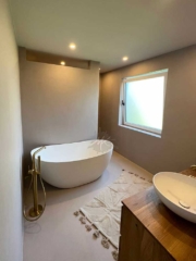 Neues fugenloses Bali Badezimmer in Rottenburg von Malermeister Kessler
