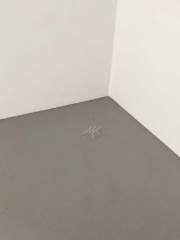 Fugenlose Wand und fugenloser Boden im neuen Eingangsbereich