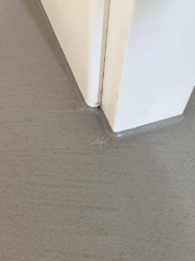 Saubere Übergänge an Boden und Wand